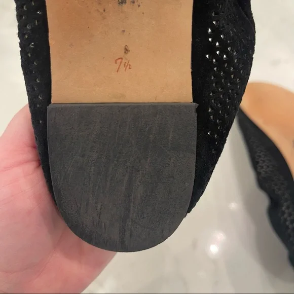 🎉HOST PICK🎉 Sam Edelman black suede Felicia ballet flats - Picture 13 of 14
